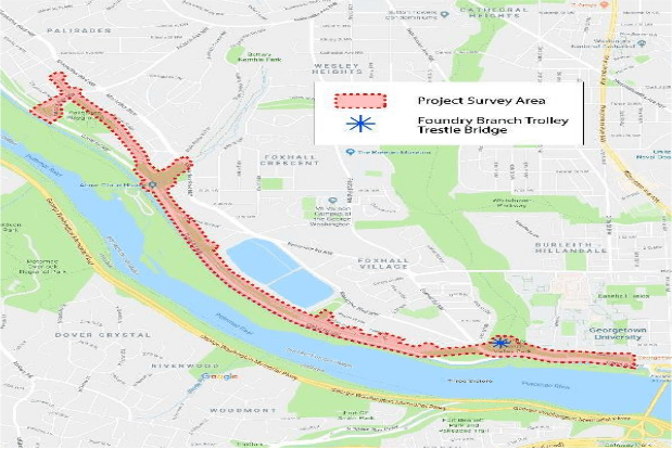 DDOT Palisades Trolley Line Feasibility Study Area Map Screen Shot 2019-09-12 at 10.19.37 AM